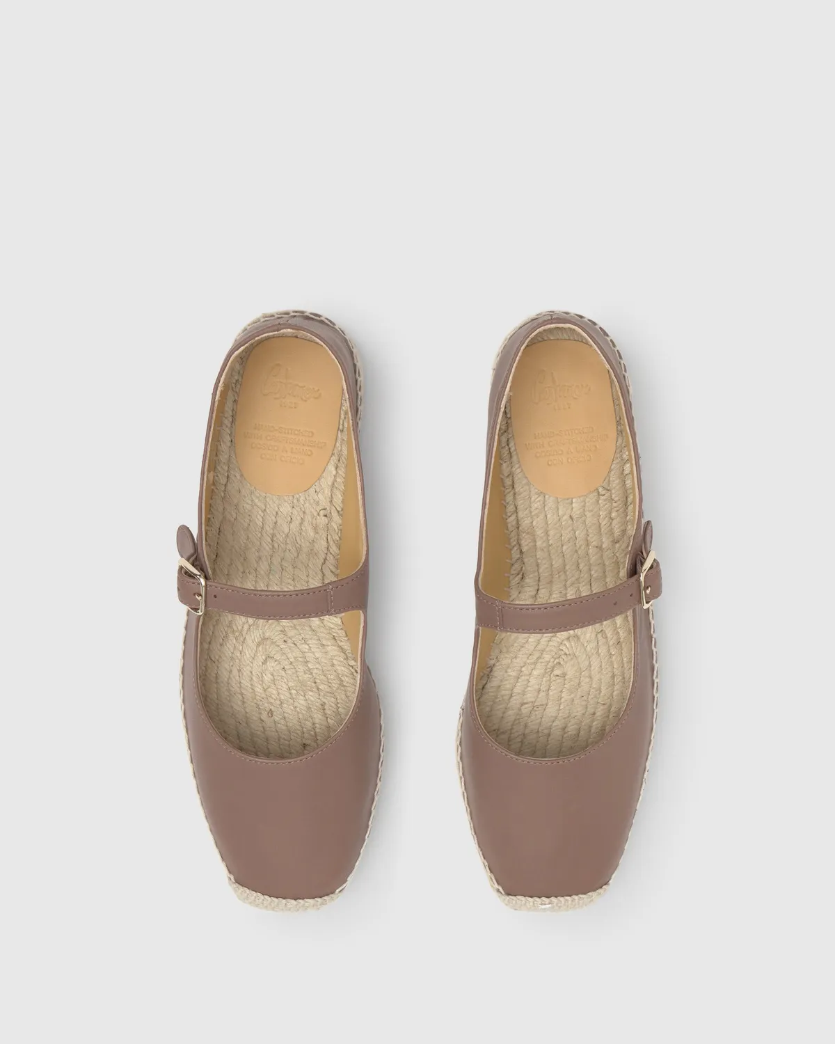 Castaner Pepa 280 ballerina taupe leer