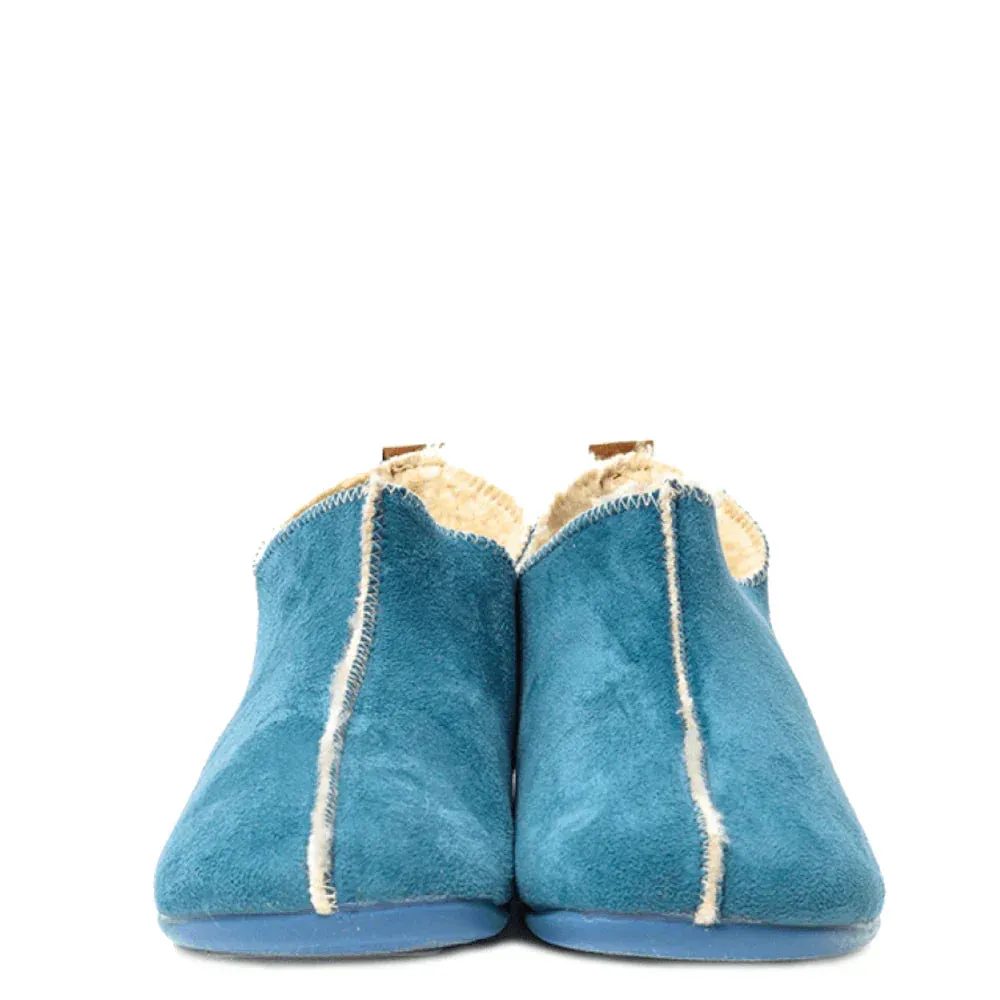 Donelli Q Fit 3300.2.005 pantoffels turquoise wol