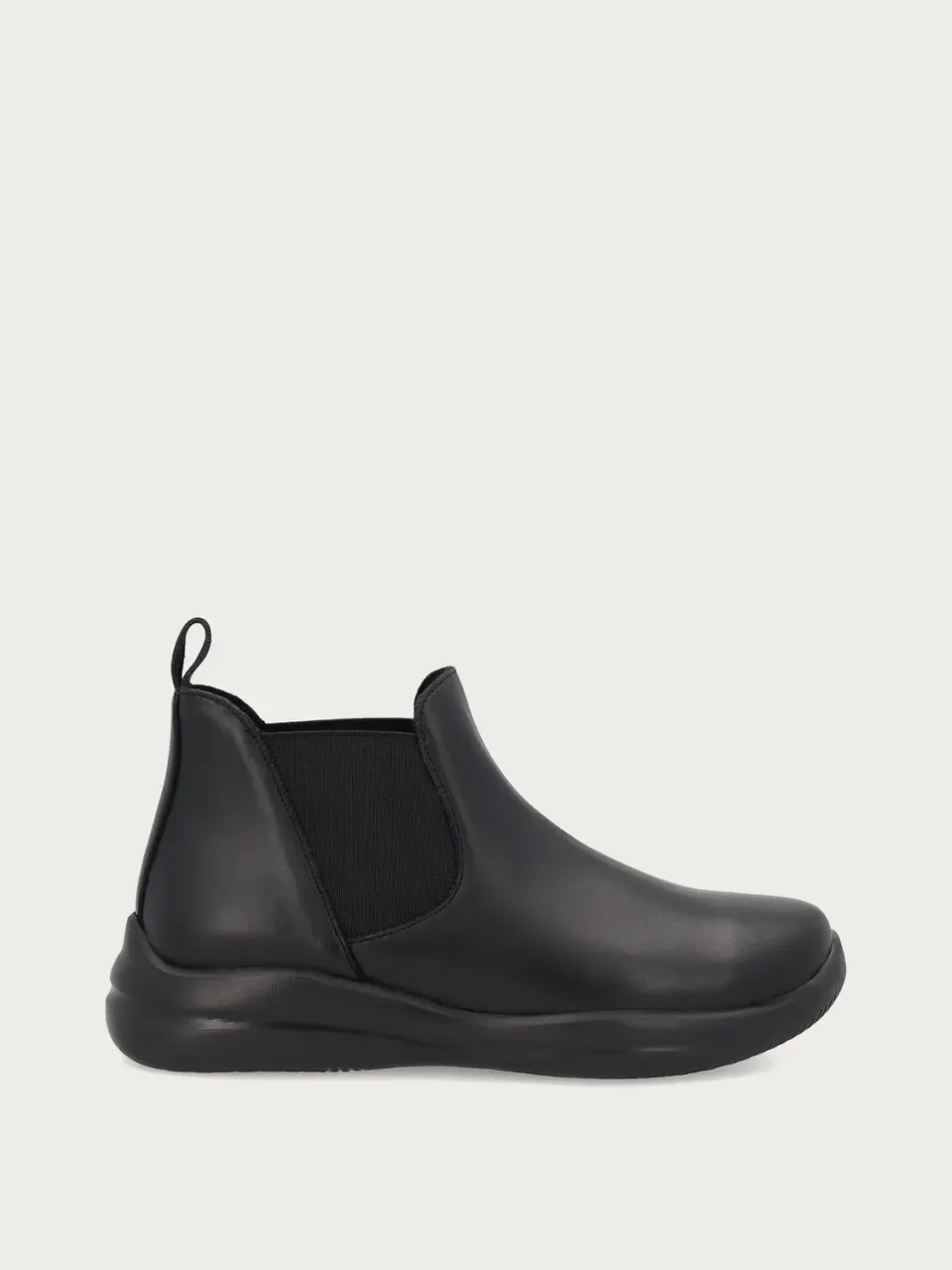 Frau Comfort Tech Beatle boots zwart gerecycled leer
