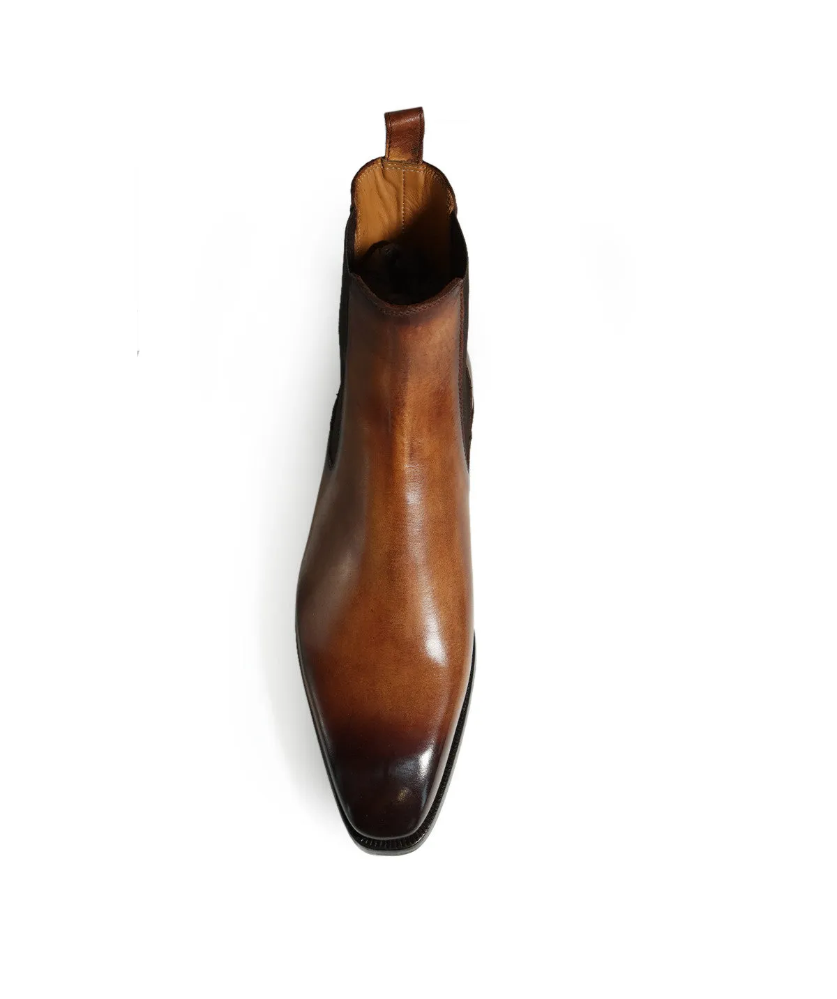 Finsbury Firenze enkellaarzen bruin patina leer