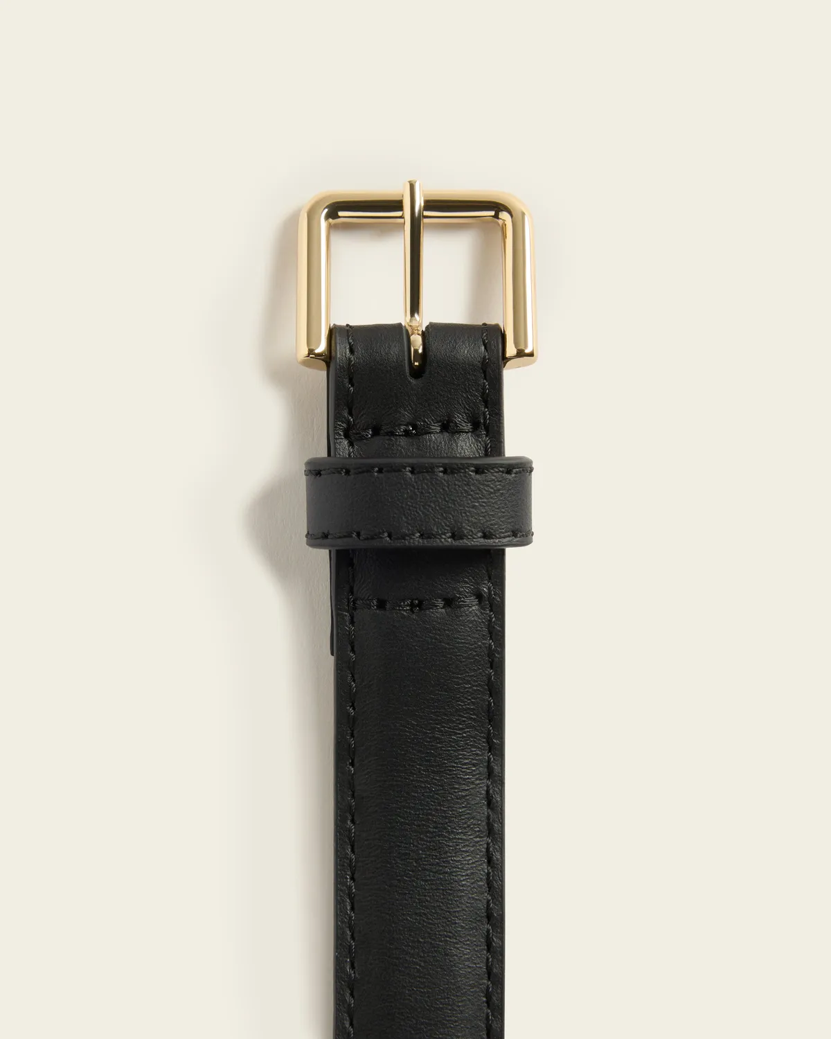 Flattered Barbara Belt riem zwart leer XS-S