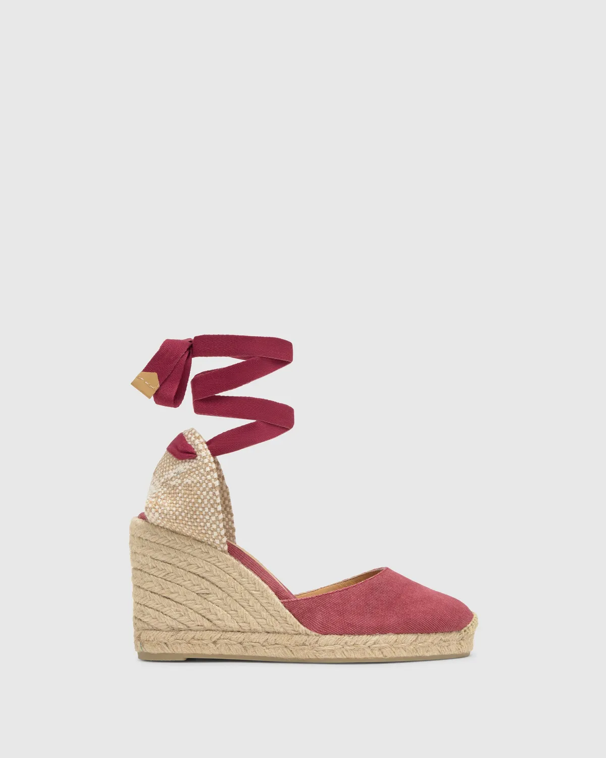 Castaner Carina 8 002 espadrilles merlot katoen 9 cm