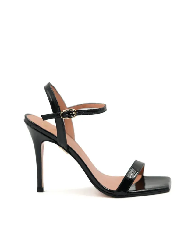 Finsbury Gloria sandalen zwart lakleer