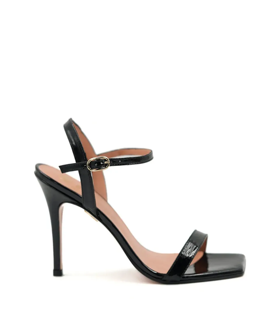 Finsbury Gloria sandalen zwart lakleer