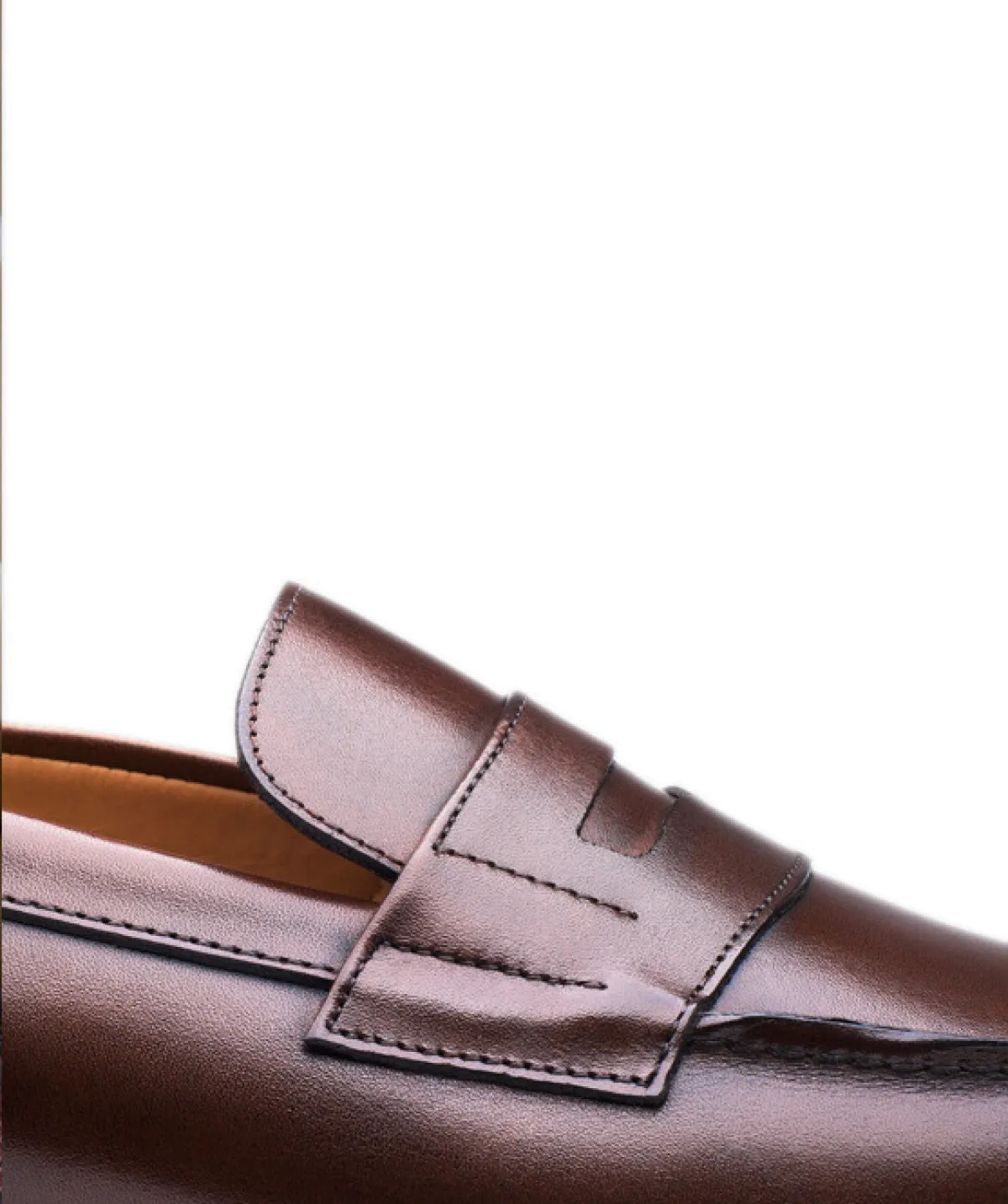 Finsbury COLLEGE 1986 loafer donkerbruin leer mocassin