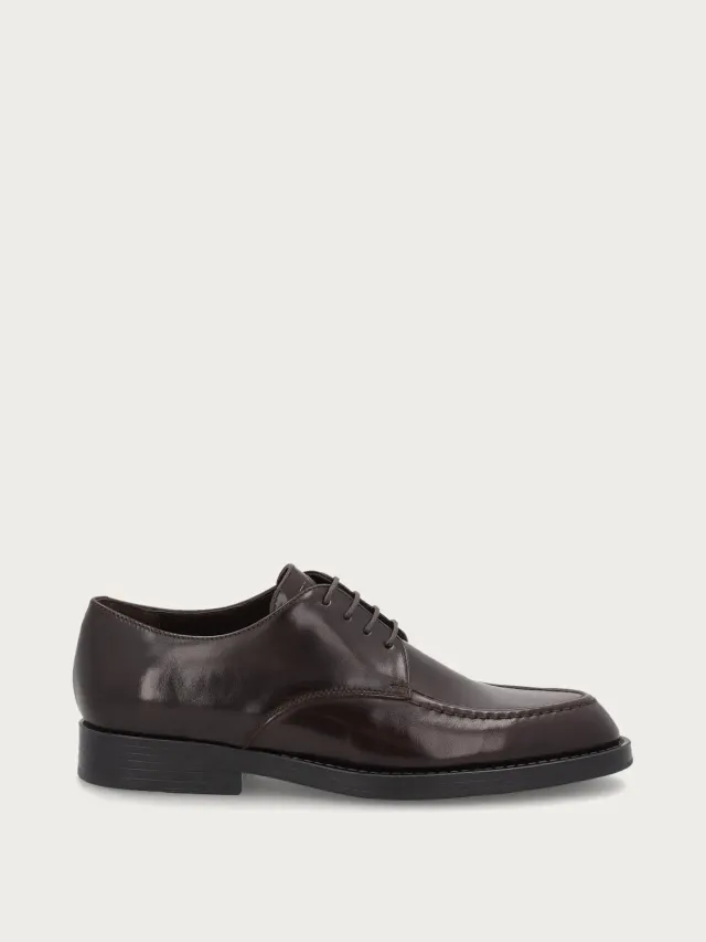 Frau Verona leren veterschoenen dames bruin