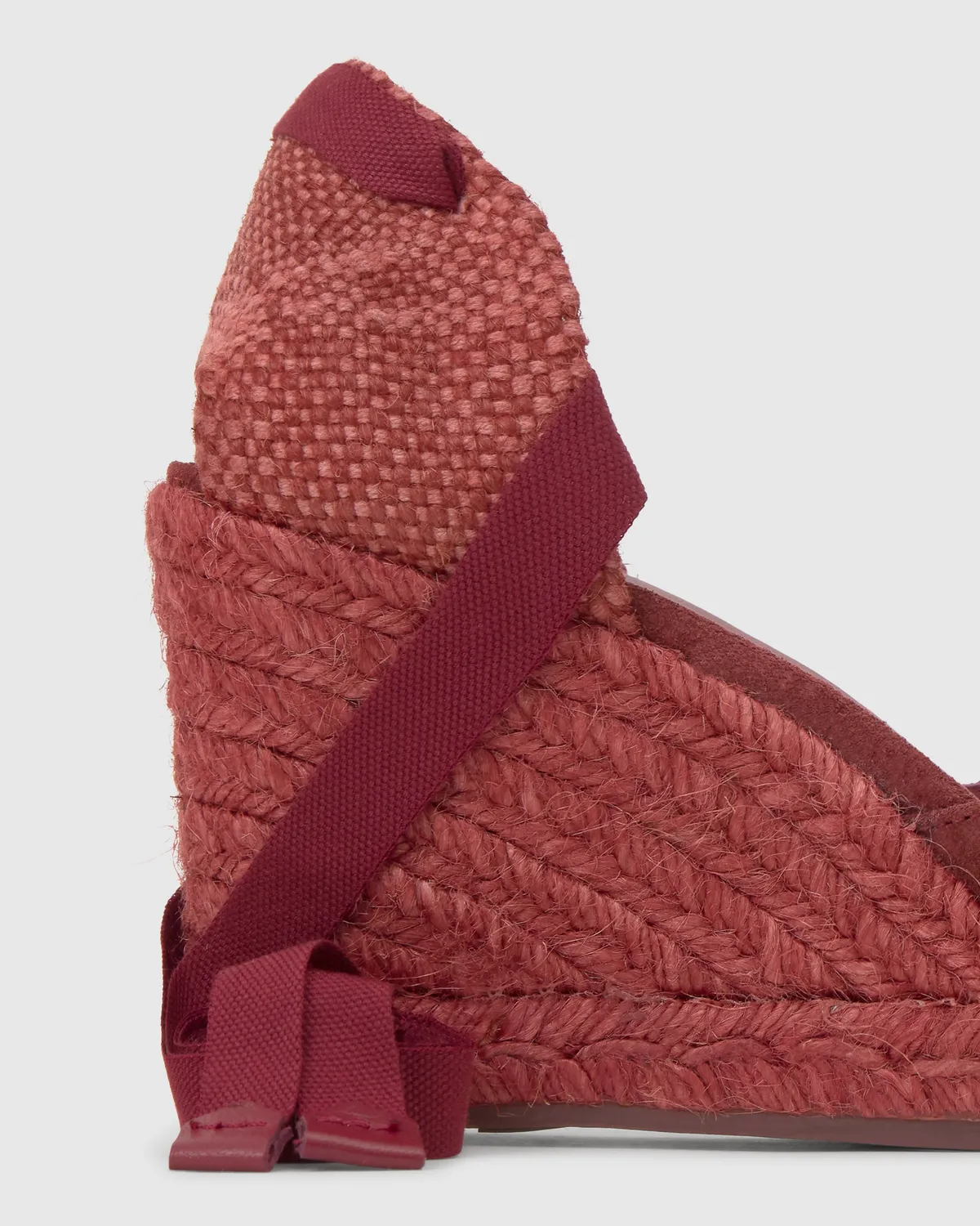 Castaner Joyce C 8 186 espadrille suède mahonie 9 cm