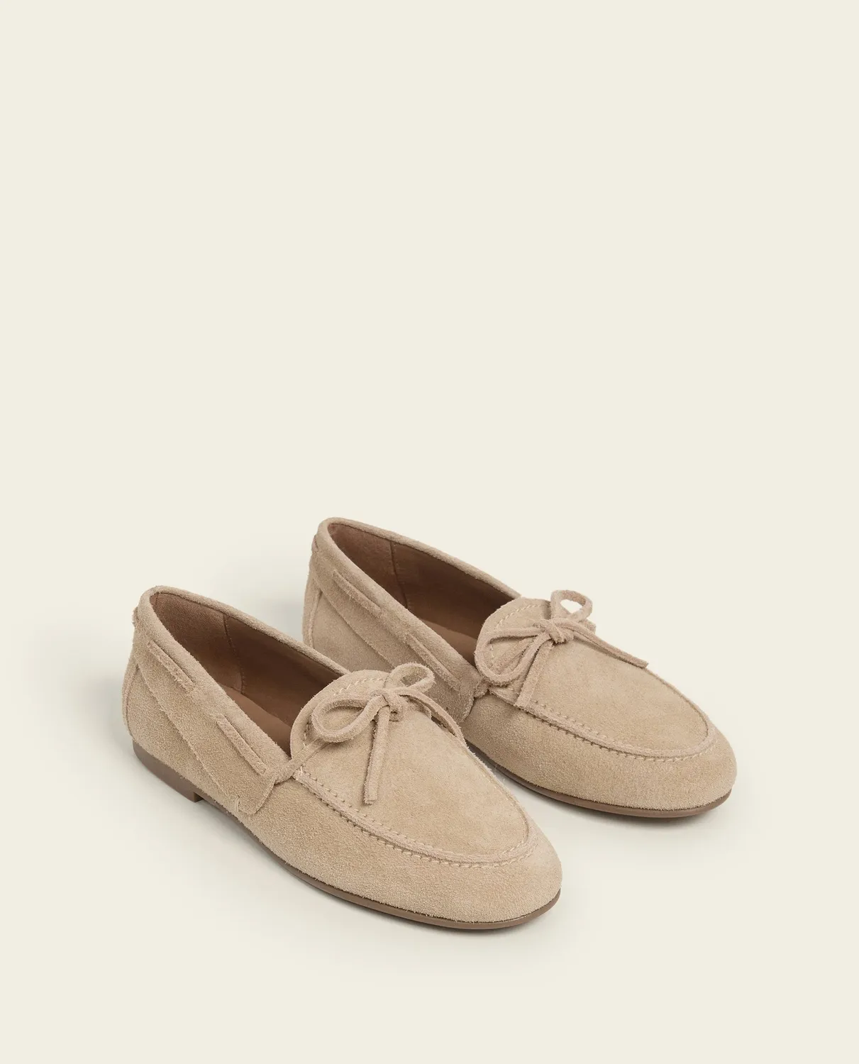 Flattered Fatima loafer zand suède