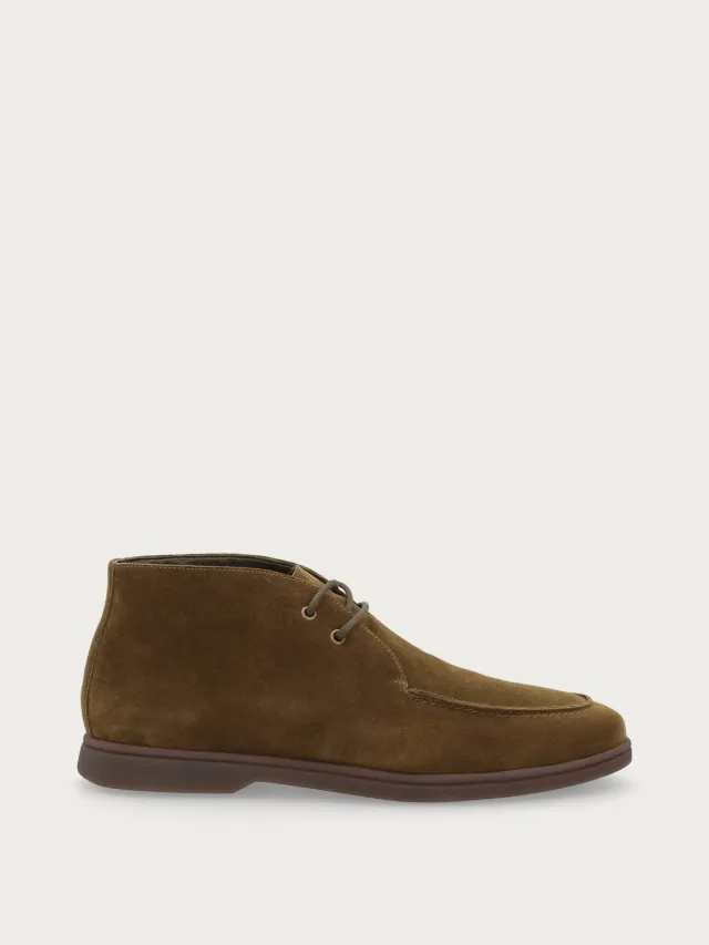 Frau Verona Desert Boots suède groen heren