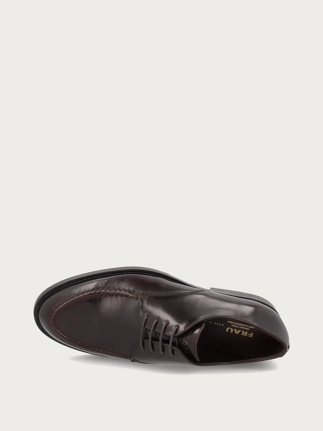 Frau Verona leren veterschoenen dames bruin