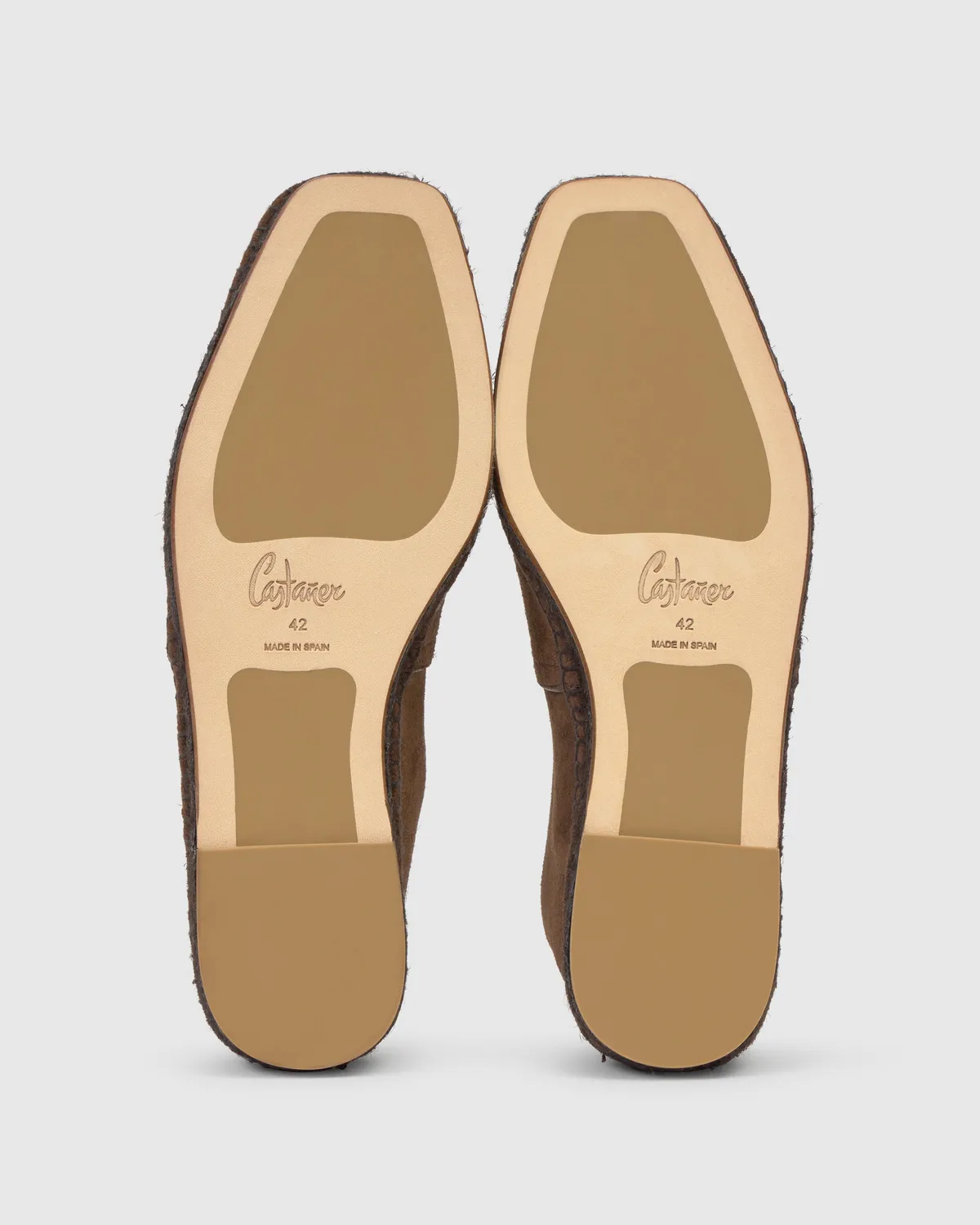 Castaner Piero C/269 heren espadrilles bruin suède plat