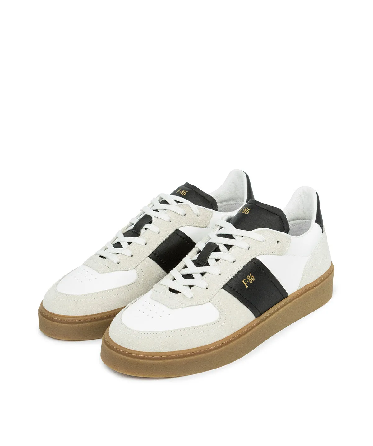Finsbury Alexis sneakers zwart wit heren