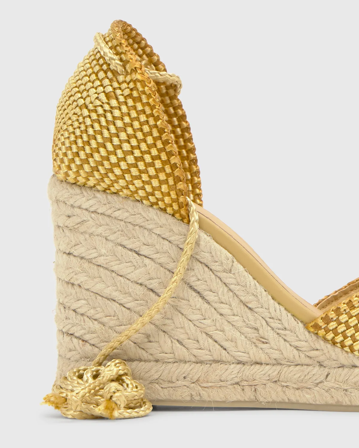 Castaner Cora 8/298 espadrilles oker sleehak 9 cm