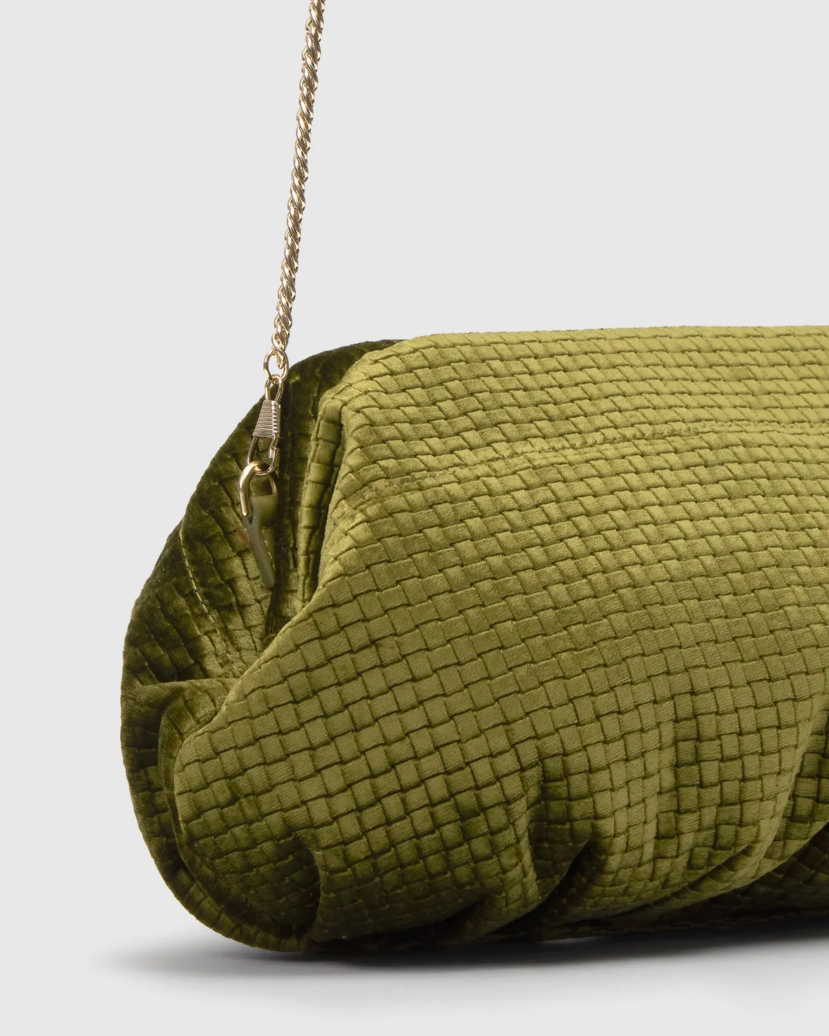 Castaner B. Small Victoire/311 clutch jungle fluweel