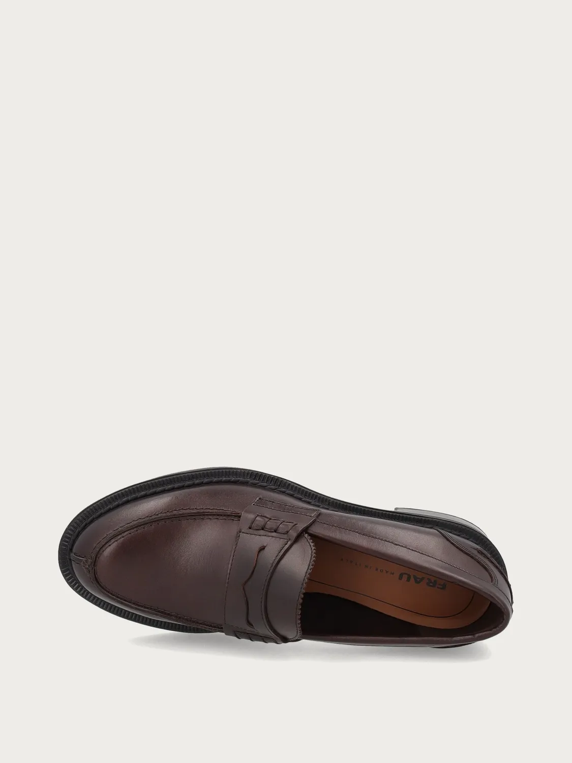Frau Verona varsity loafers bruin leer