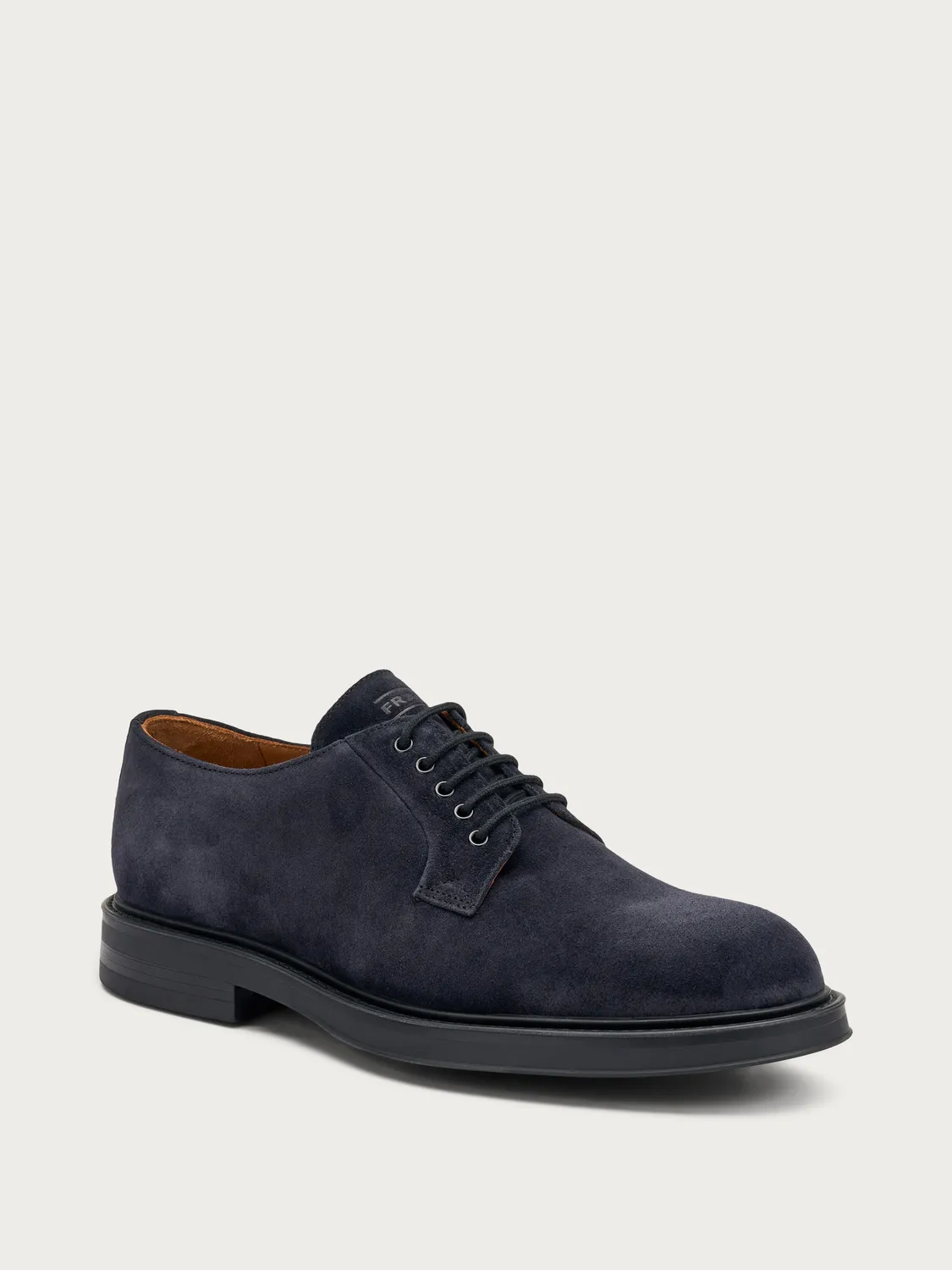 Frau Verona heren veterschoenen blauw suede