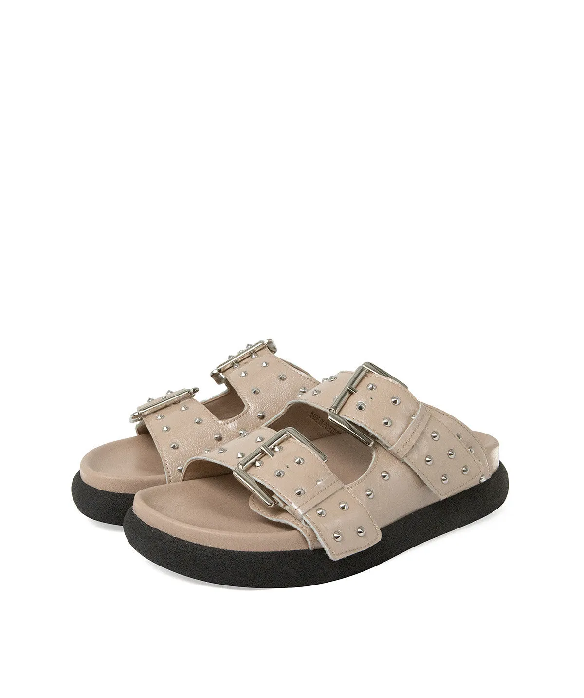Finsbury Gaia sandalen beige dames leer