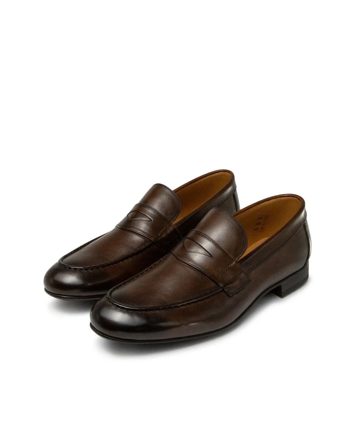 Finsbury Clayton loafers bruin patina