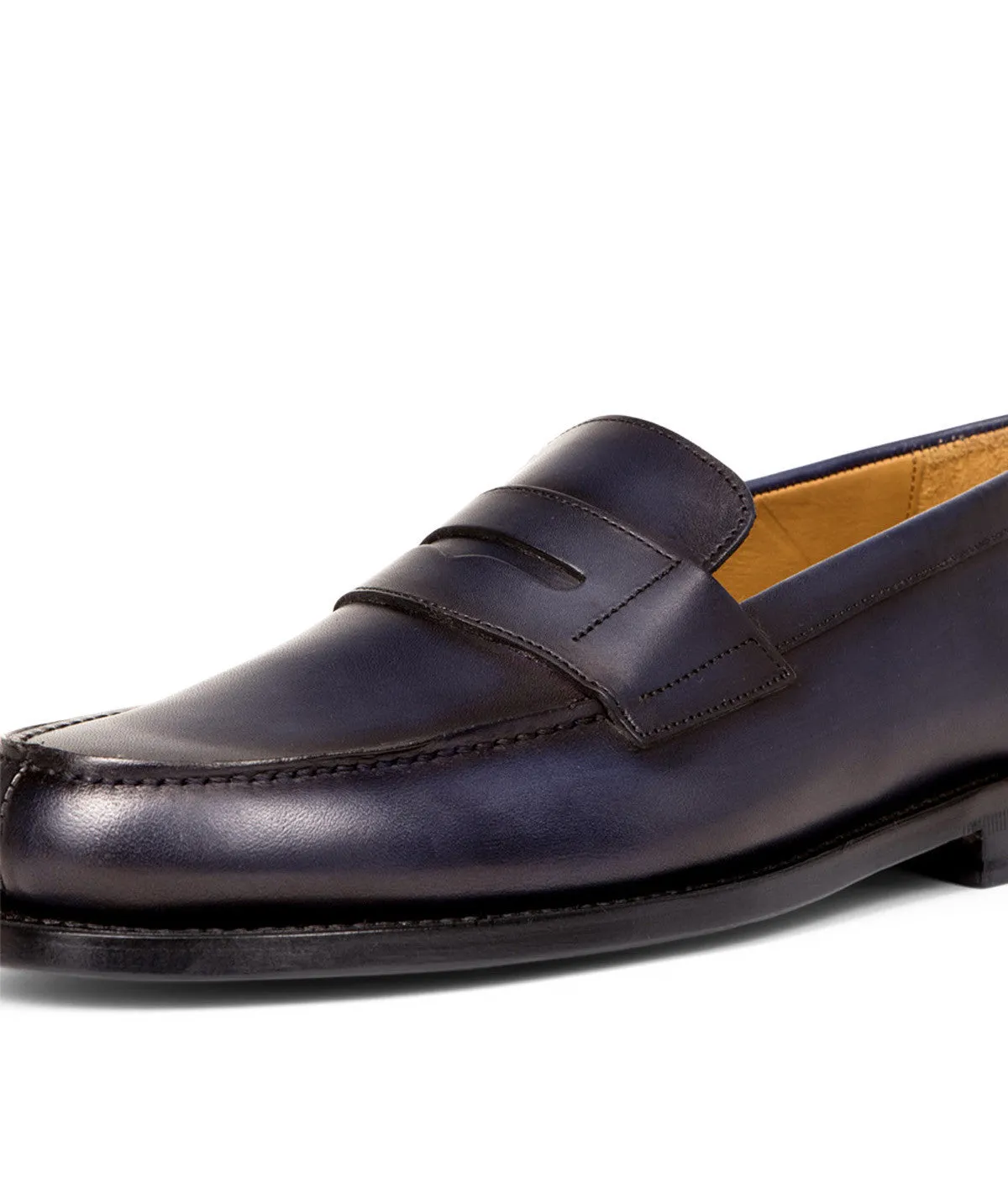 Finsbury COLLEGE 1986 loafers blauw leer heren