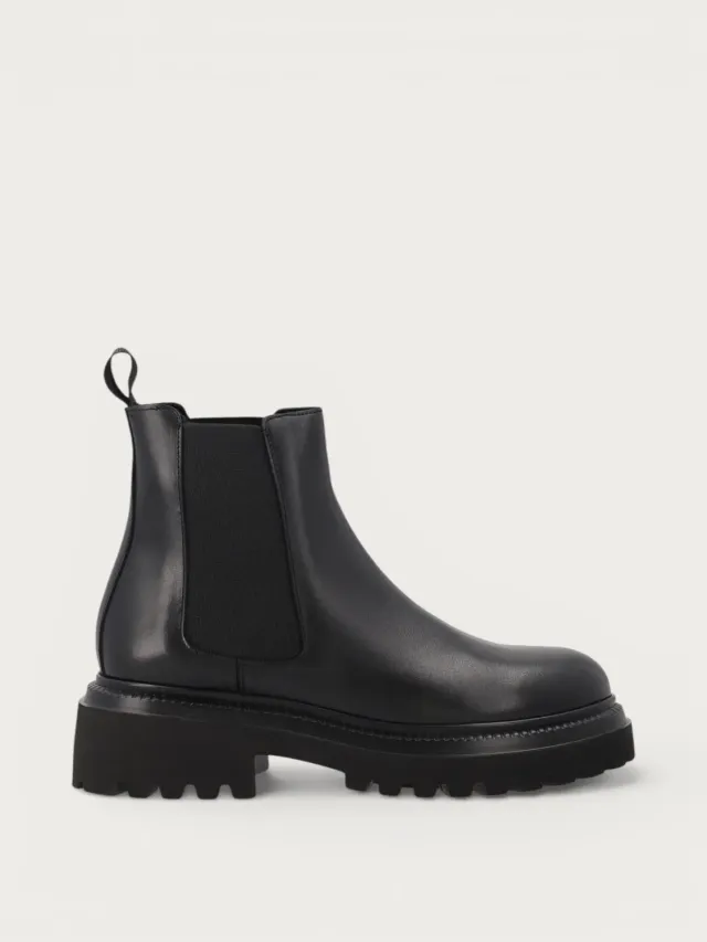 Frau Verona beatle boots zwart leer dames