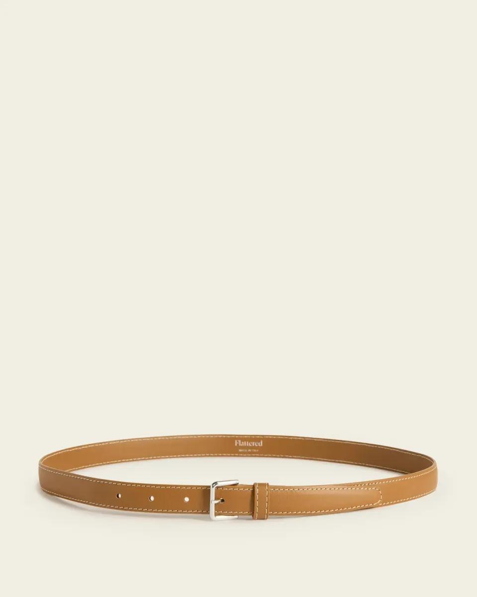 Flattered Babette Leather riem cognac leer XS-S