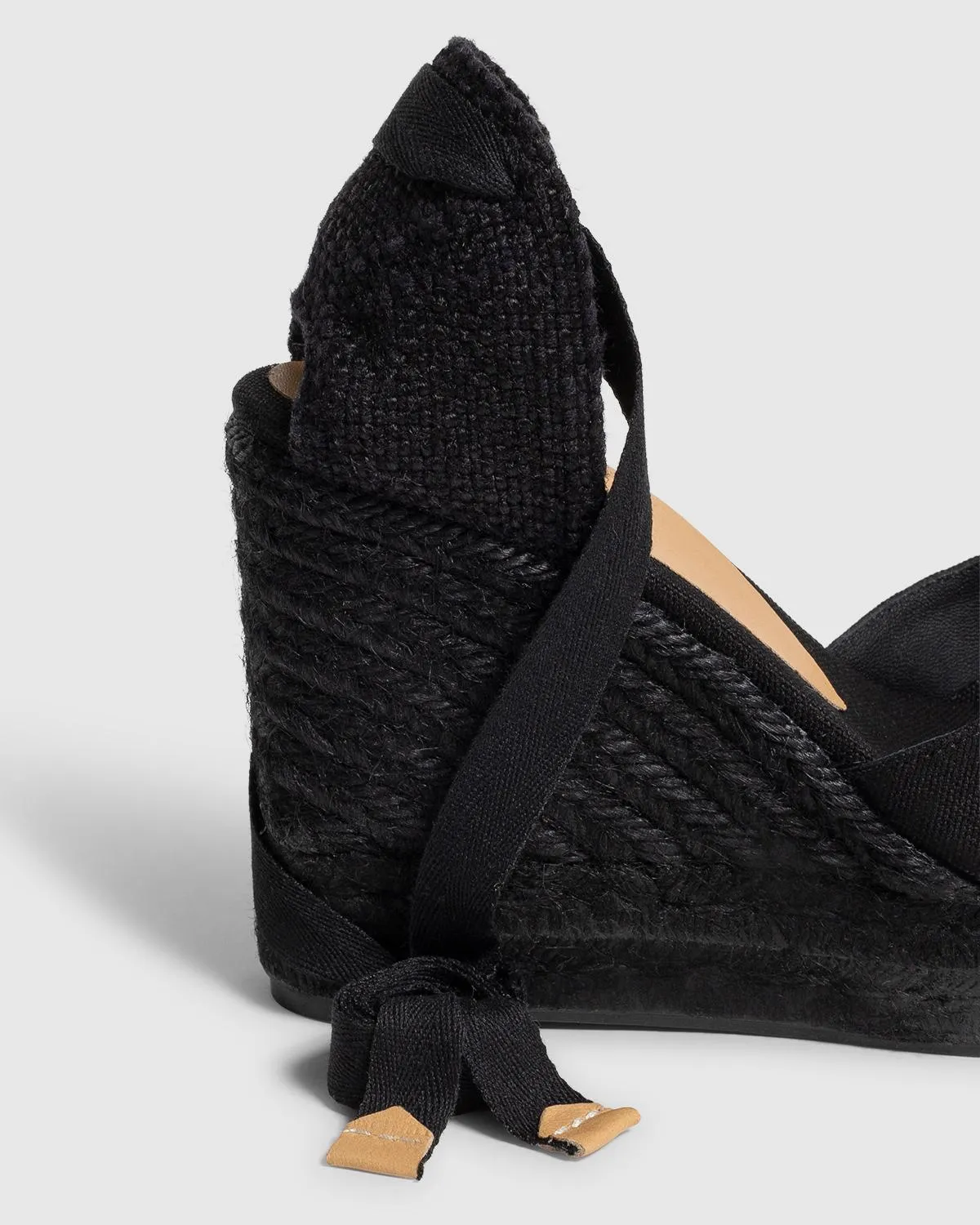 Castaner Chiara C/8ED/001 espadrilles zwart canvas