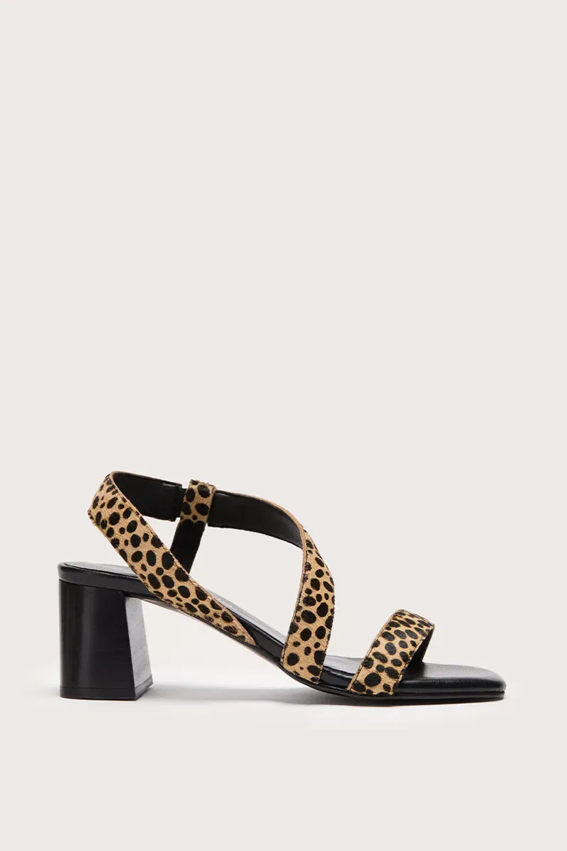 Bryan Stepwise Noe sandalen cheeta brede hak