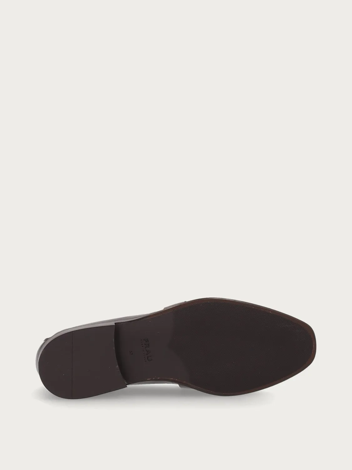 Frau Verona loafers leer bruin fringe dames