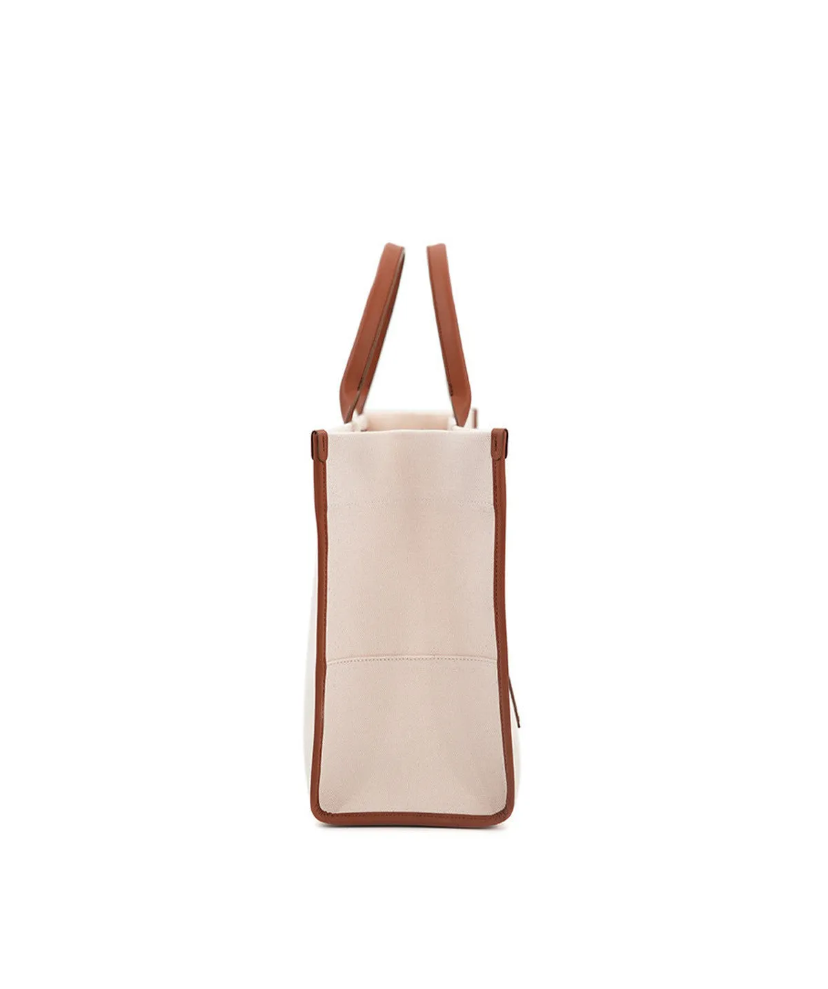 Finsbury FF45 shopper beige canvas-leer