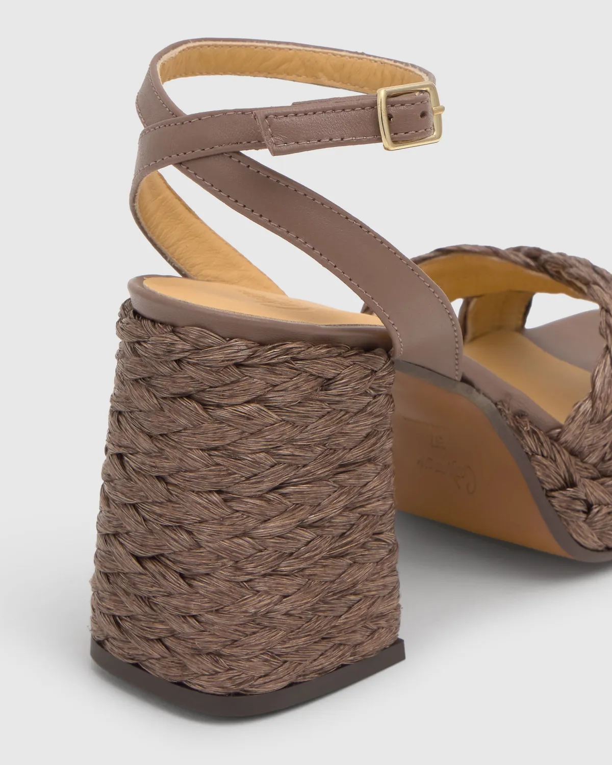 Castaner Valeriette 258 sandaal taupe raffia
