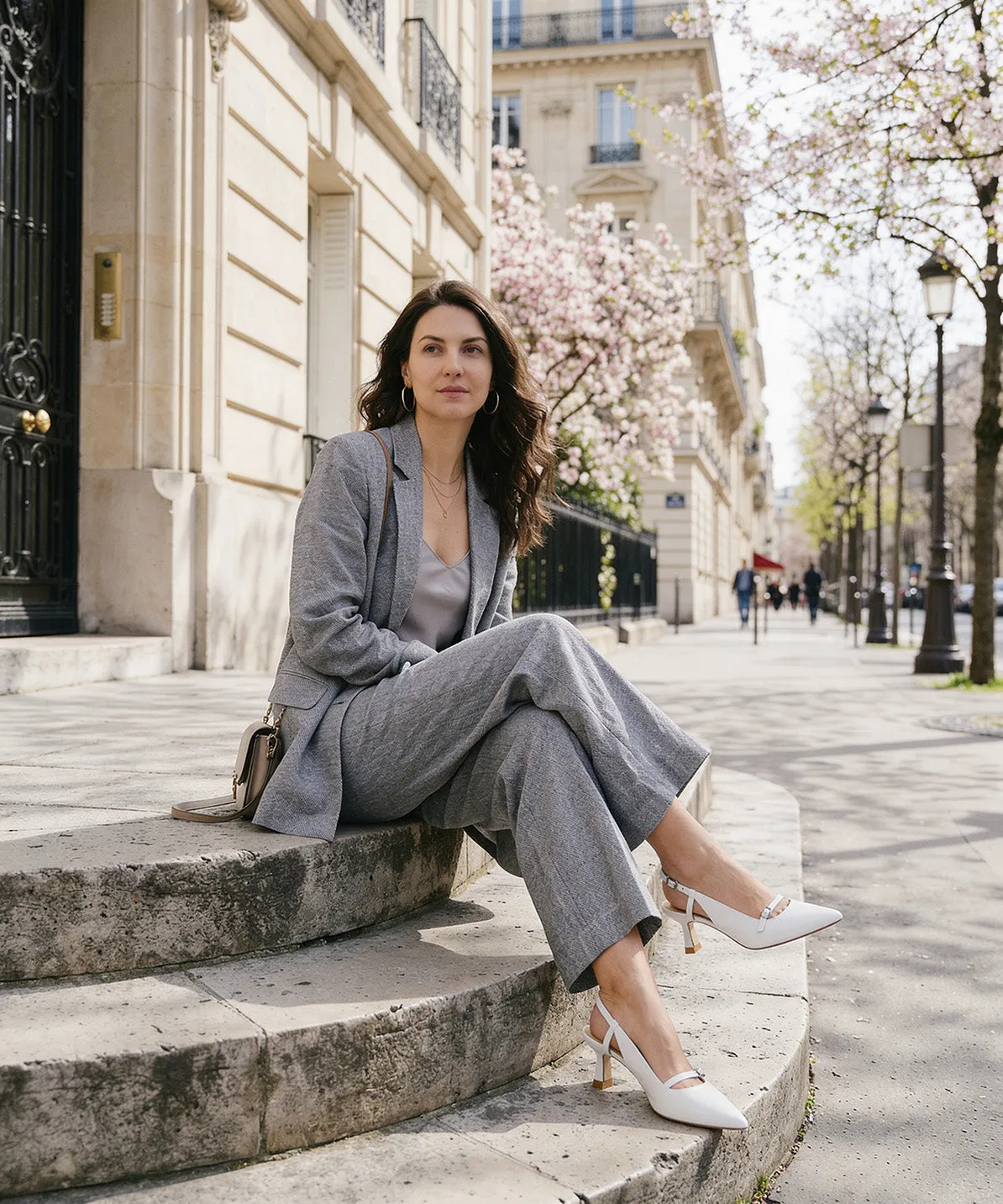 Finsbury PARIS LISA pumps wit leer