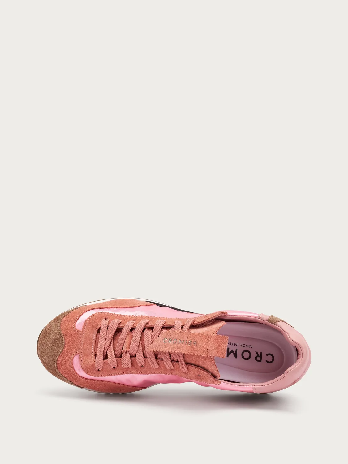Cromier Ether retro sneakers dames satijn