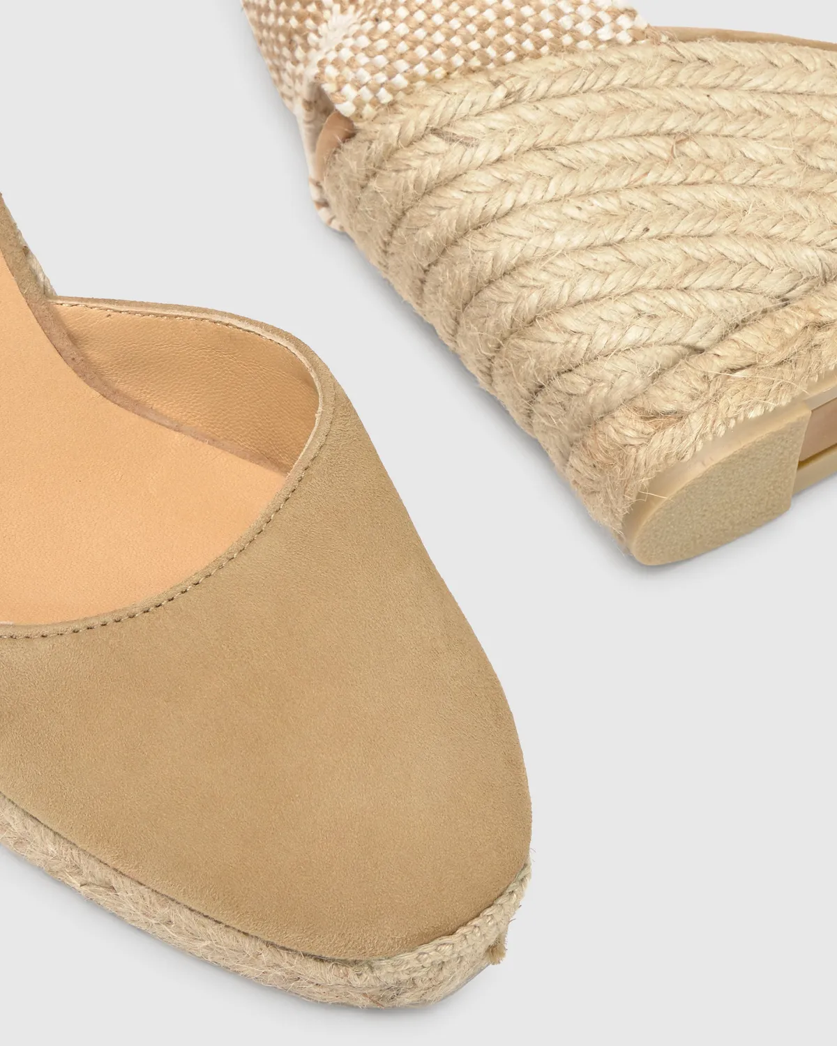 Castaner Carina 8/007 espadrilles cognac suède 9 cm