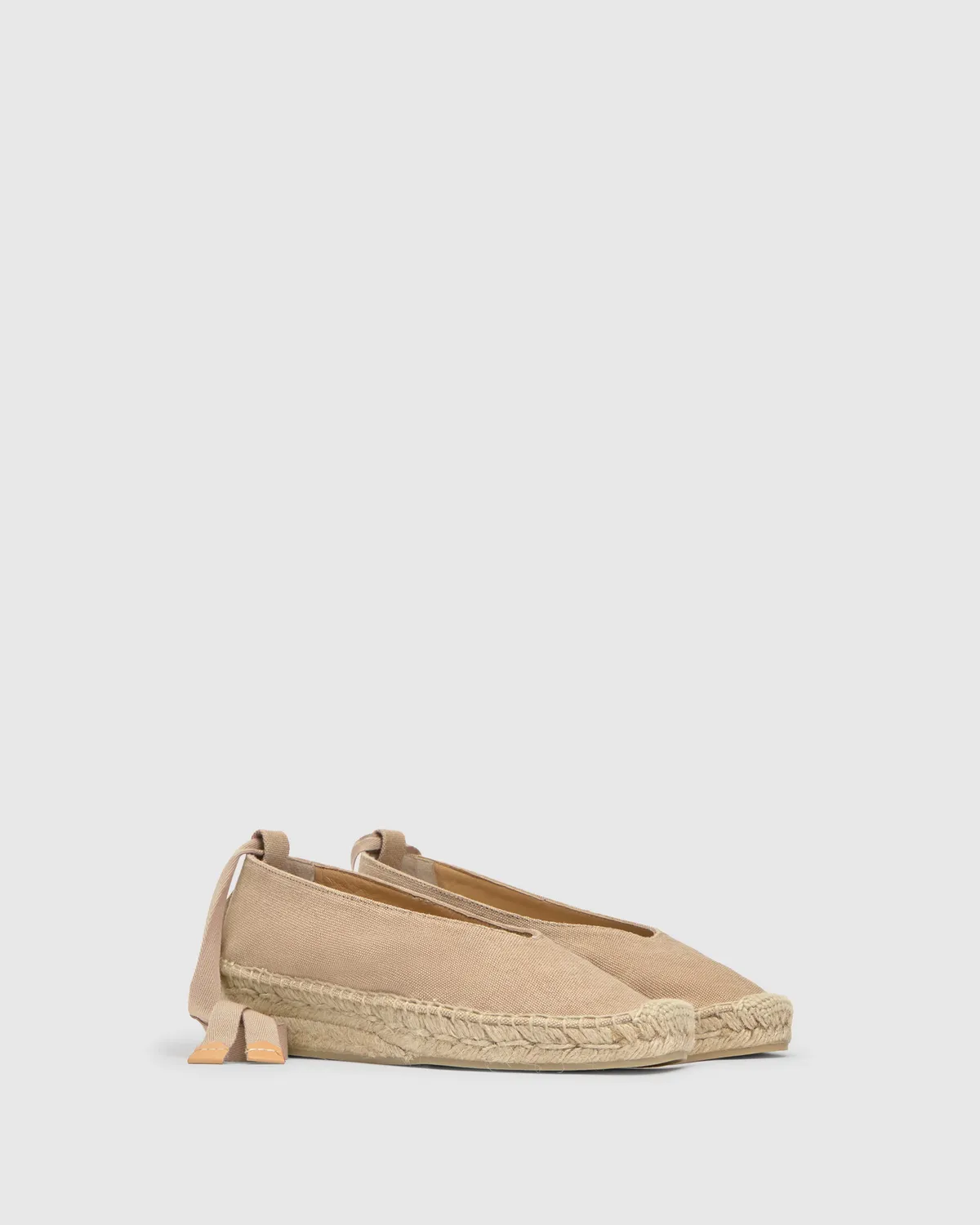 Castaner Gea/2/002 ballerina's sand katoen 4 cm