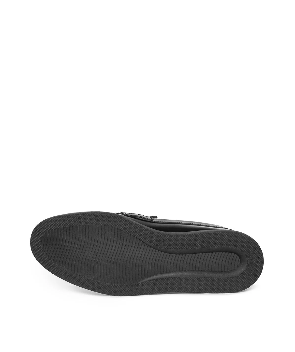 Finsbury EDUARDO zwarte loafers glad leer rubber zool