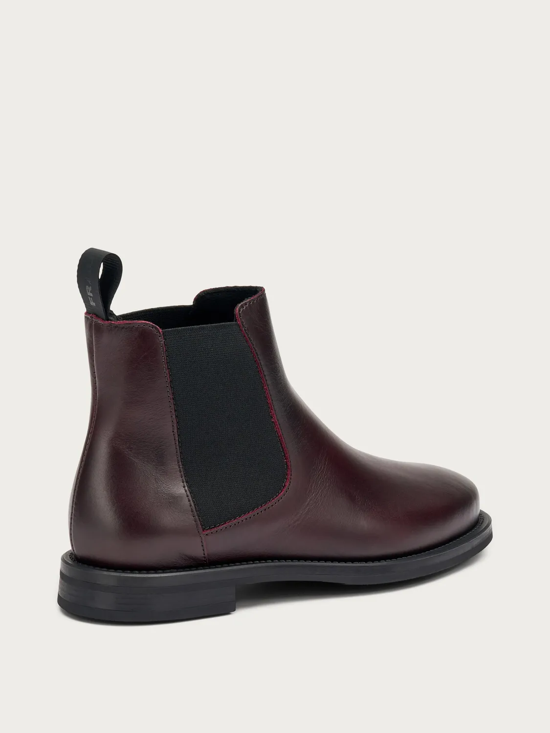 Frau Verona Beatle boots bordeaux leer minimal