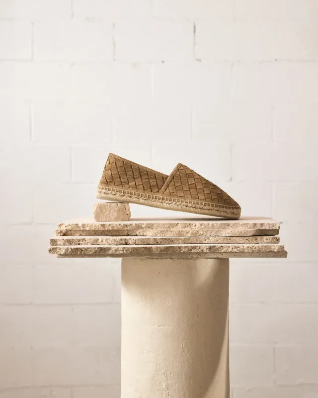 Castaner Porto 186 espadrilles arena vlechtleer
