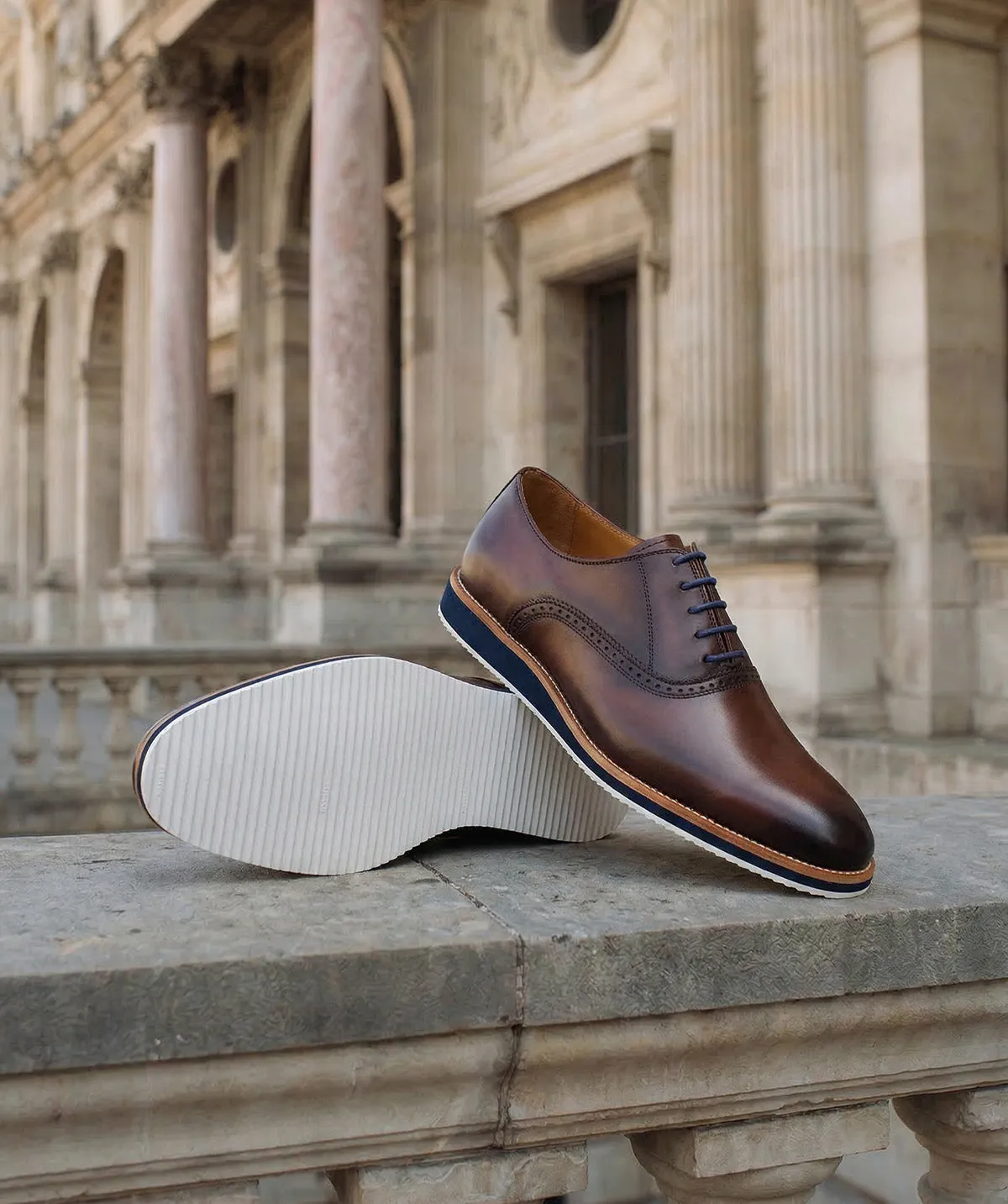 Finsbury Will Walnut Brown oxford schoenen bruin leer