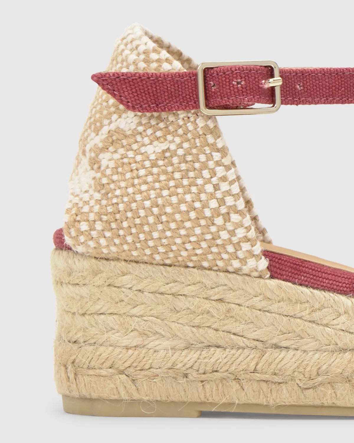 Castaner Carol/3/002 espadrilles merlot 5 cm sleehak