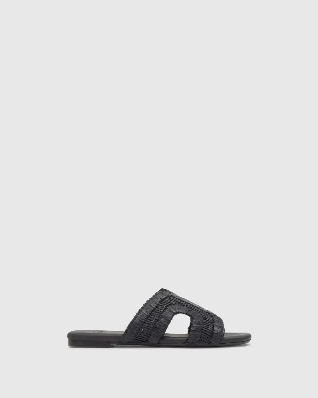 Castaner Phillipa 295 sandalen zwart raffia