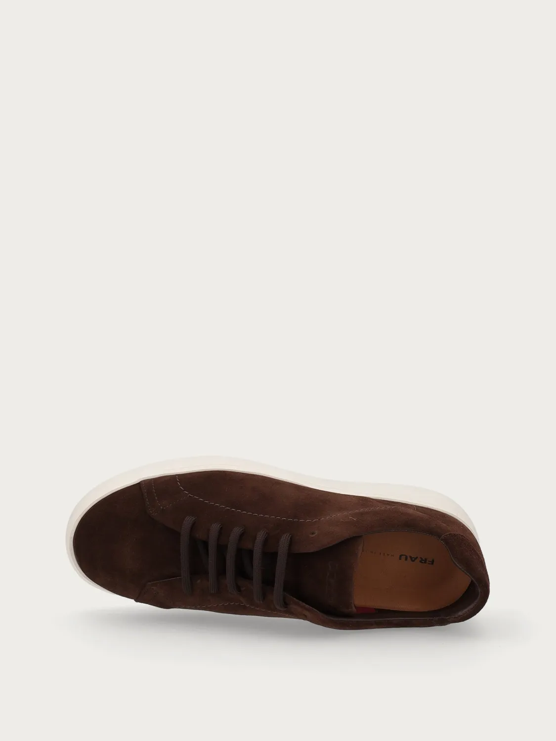 Frau Minimal bruine suède sneakers heren