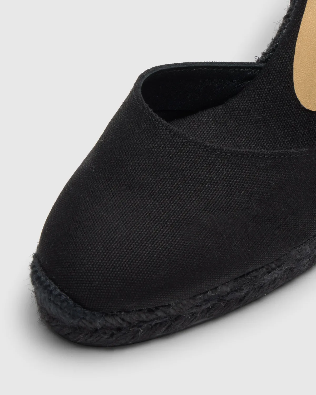 Castaner Carina C 8/001 espadrilles zwart sleehak 9 cm