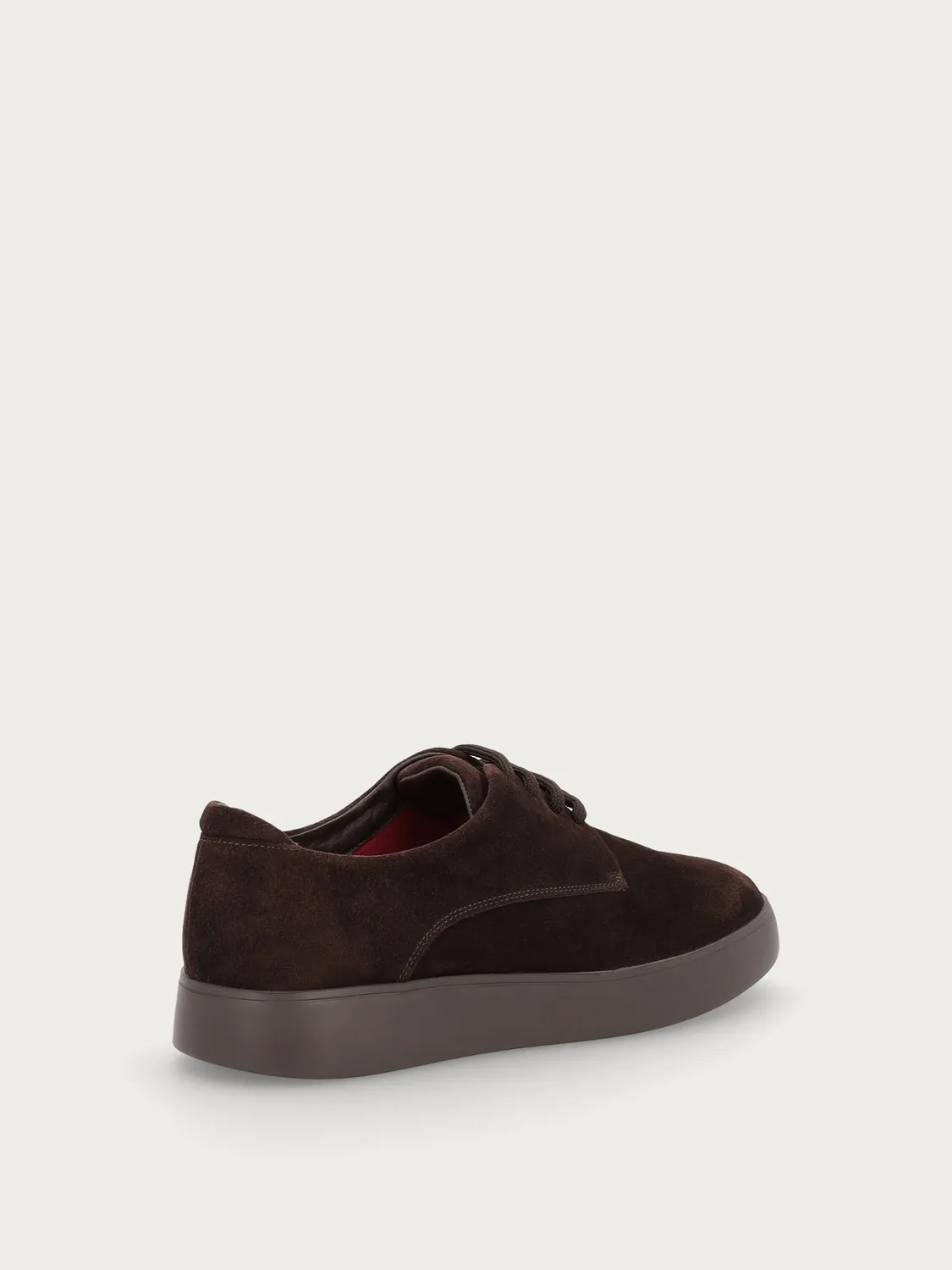 Frau Verona donkerbruine suède sneakers heren