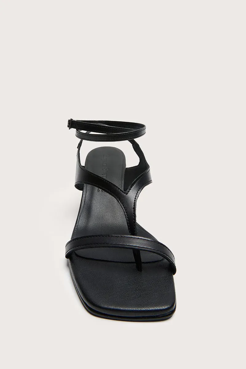 Bryan Stepwise Gara haksandalen zwart leer