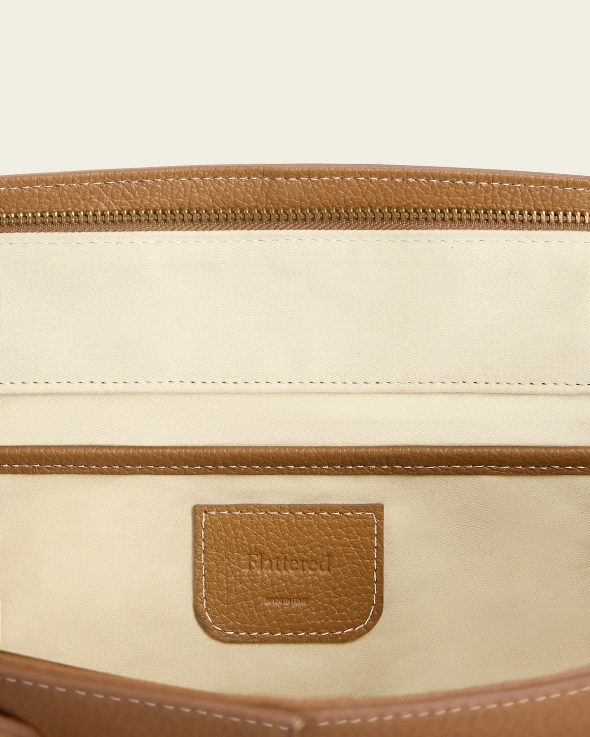 Flattered Lisa Bowler Bag handtas cognac generfd leer