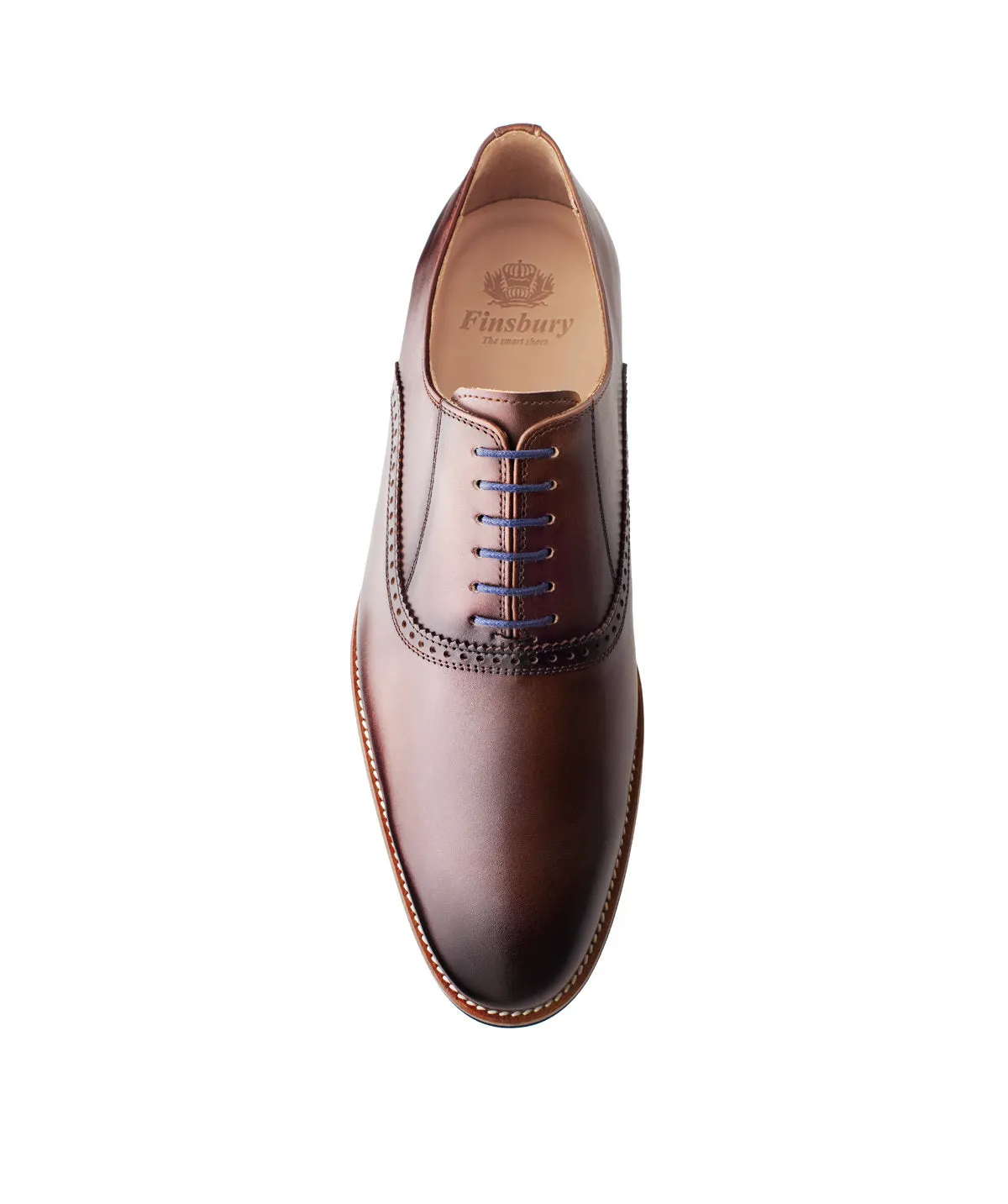 Finsbury Will Walnut Brown oxford schoenen bruin leer