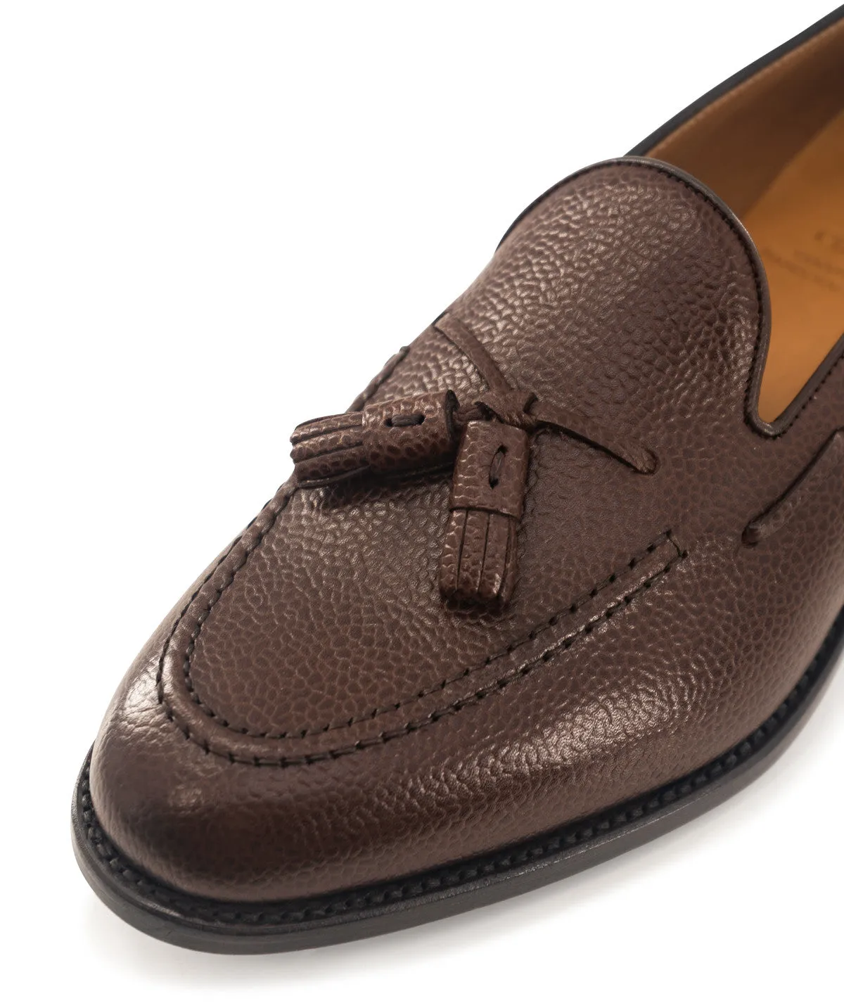 Finsbury Olden loafer bruin generfd leer