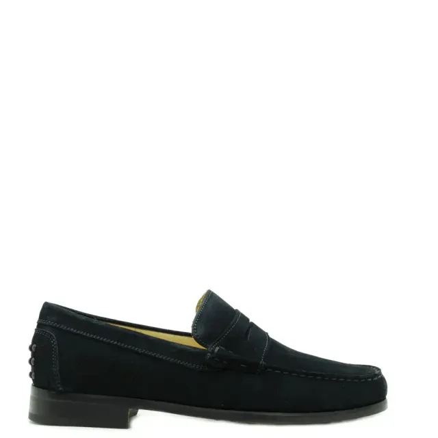 Donelli 7006 instappers blauw suède