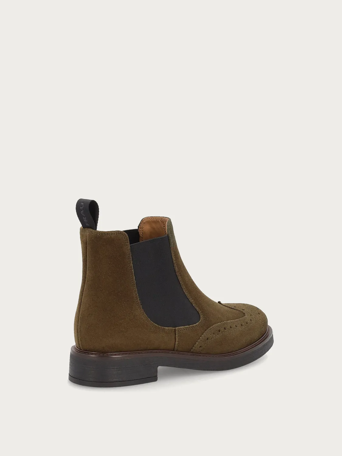 Frau Verona Beatle boots groen suède