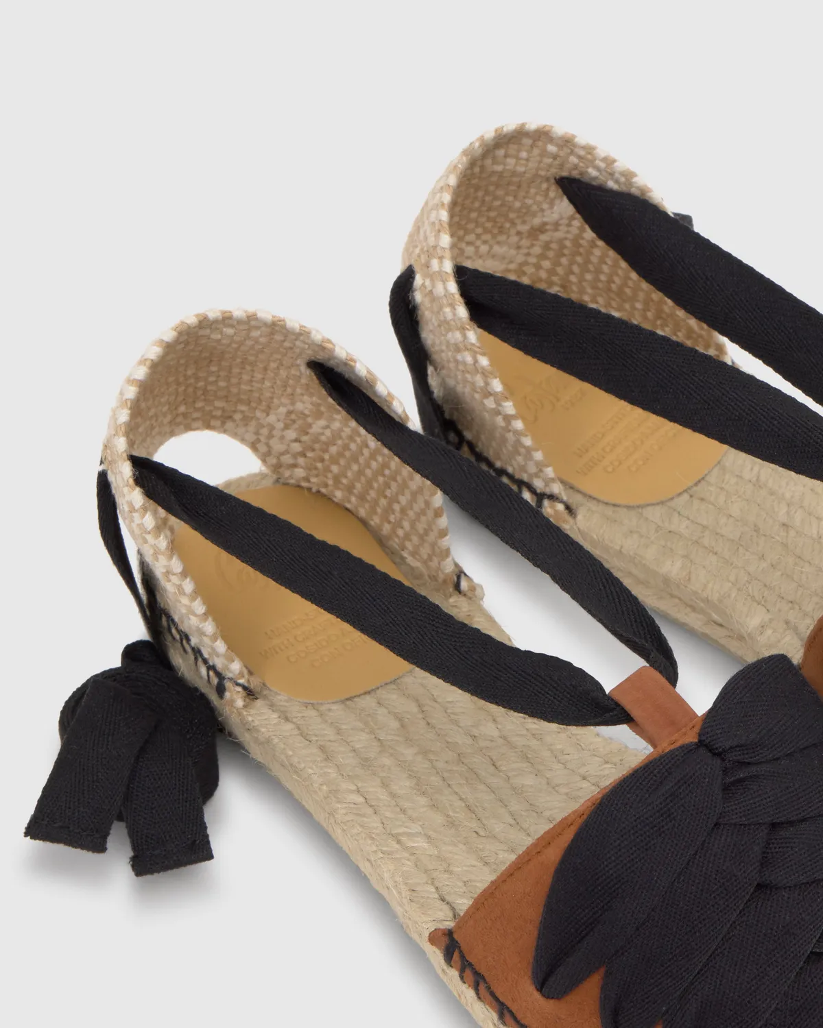 Castaner Kiva 007 espadrilles cognac – suède plat